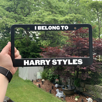 I Belong To HS License Plate Frame