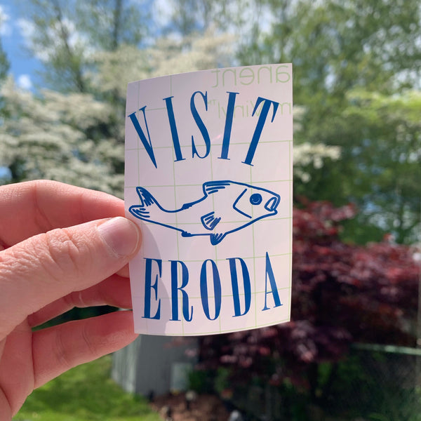 Visit Eroda Sticker