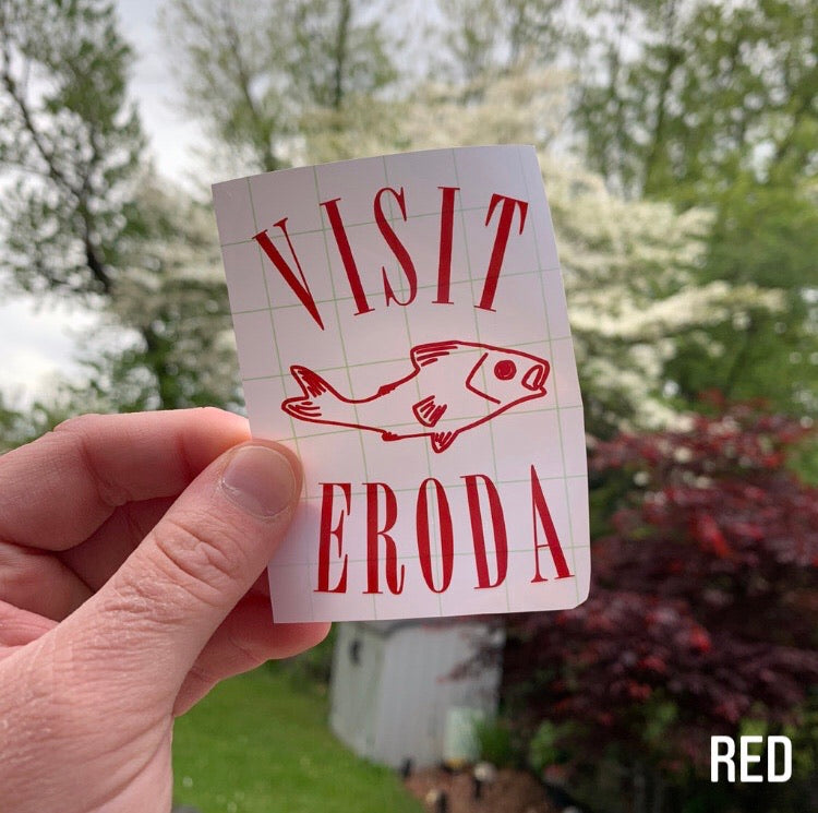 Visit Eroda Sticker – Custom Crafts by Michelle