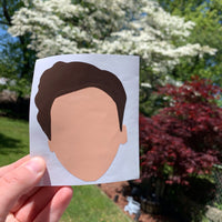 Harry Silhouette Sticker